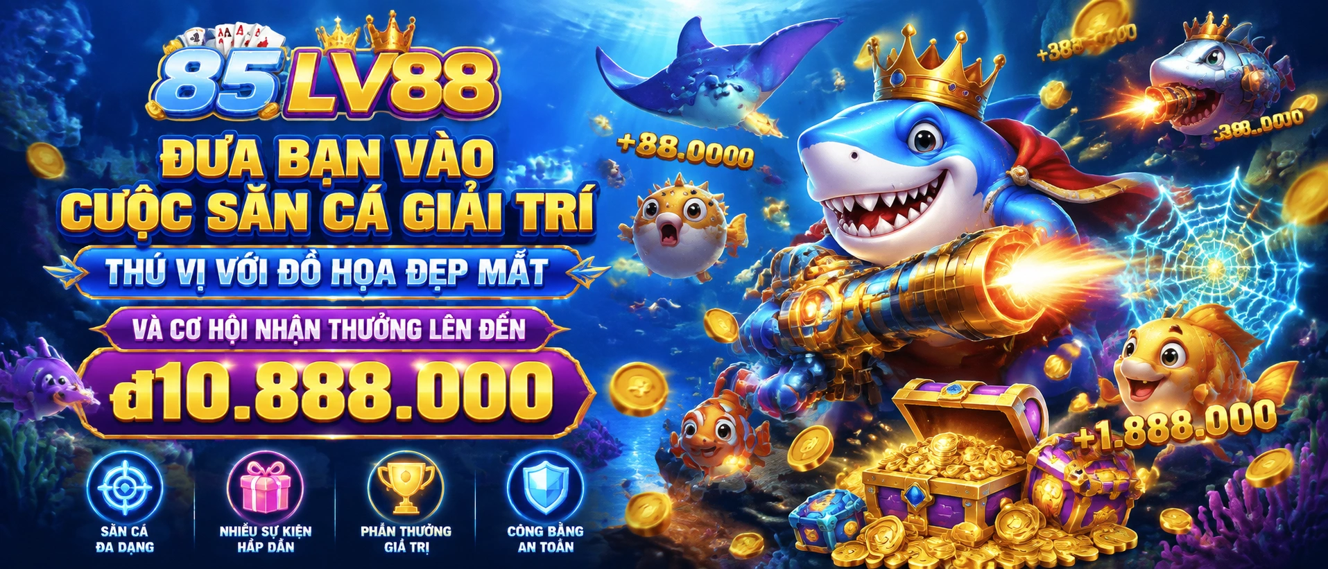 Khu vực Bắn Cá LV88