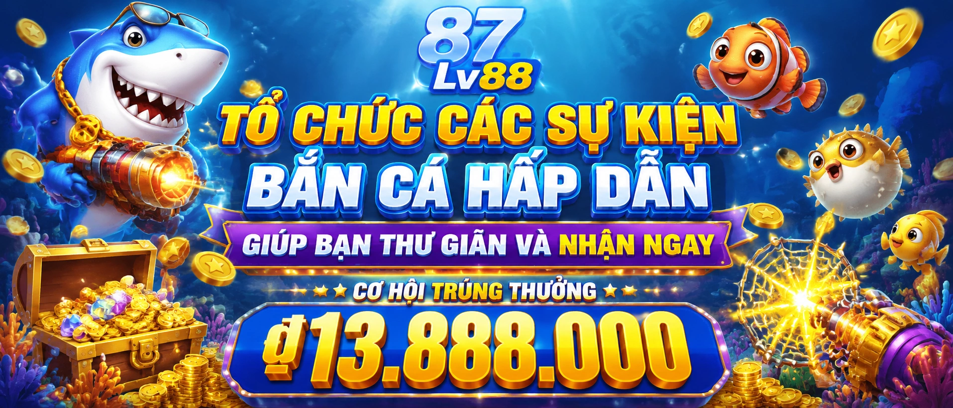 Bắn Cá 3D với hiệu ứng đại dương sống động