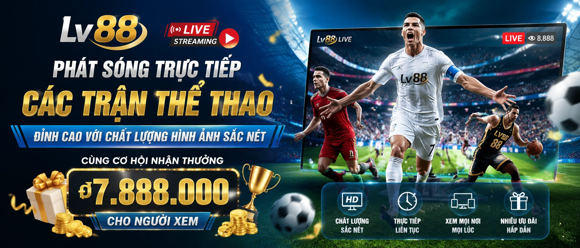 Giao diện thể thao mobile trên điện thoại